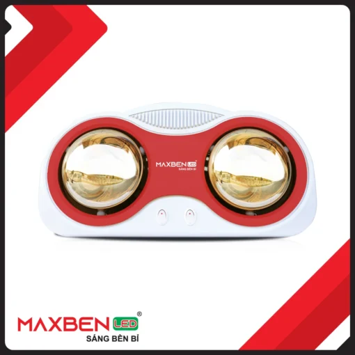 Đèn sưởi nhà tắm Maxben 2 bóng 1