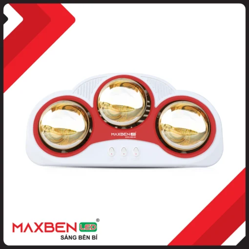 Đèn sưởi nhà tắm Maxben 3 Bóng 1