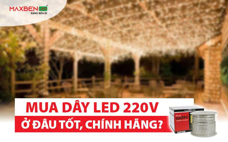 Mua dây LED 220V ở đâu tốt, chính hãng?