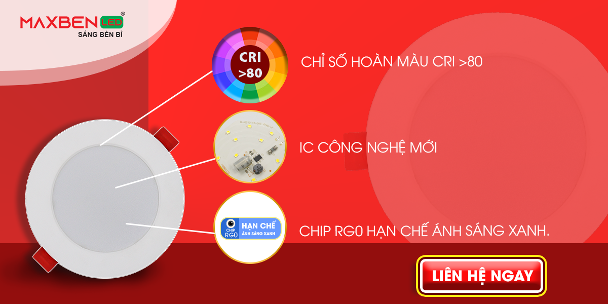Ưu điểm đèn âm trần Happy V2