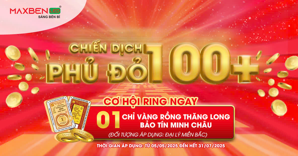Tham gia chiến dịch có cơ hội trúng chỉ vàng