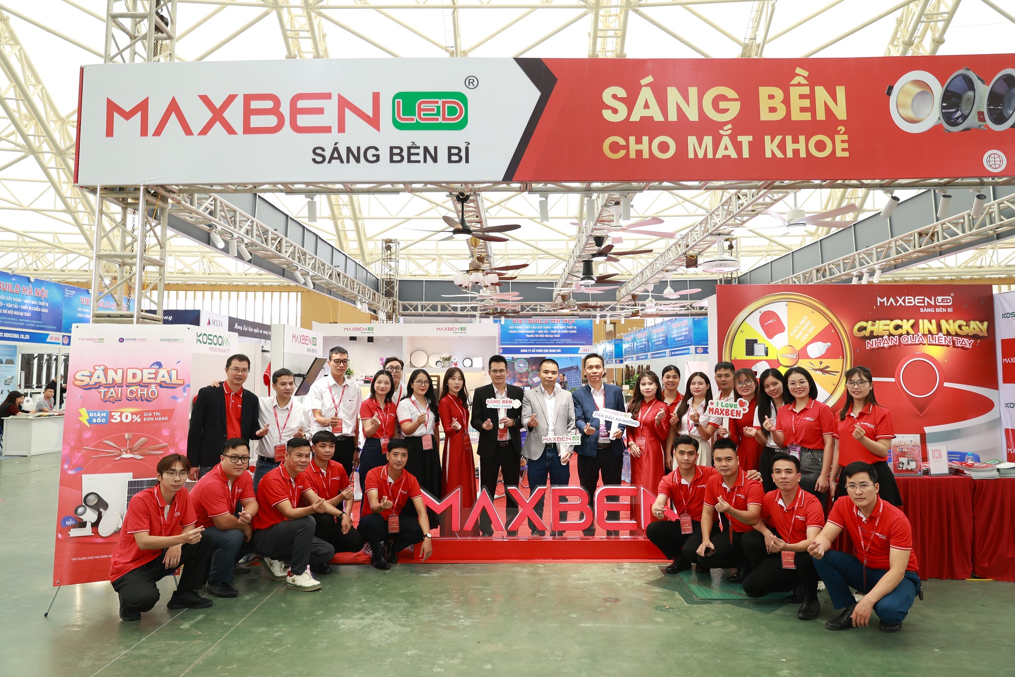 Maxben LED tại triển lãm quốc tế vietbuild Hà Nội 2025