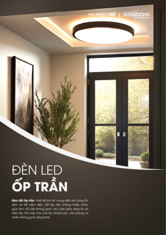 Đèn ốp trần